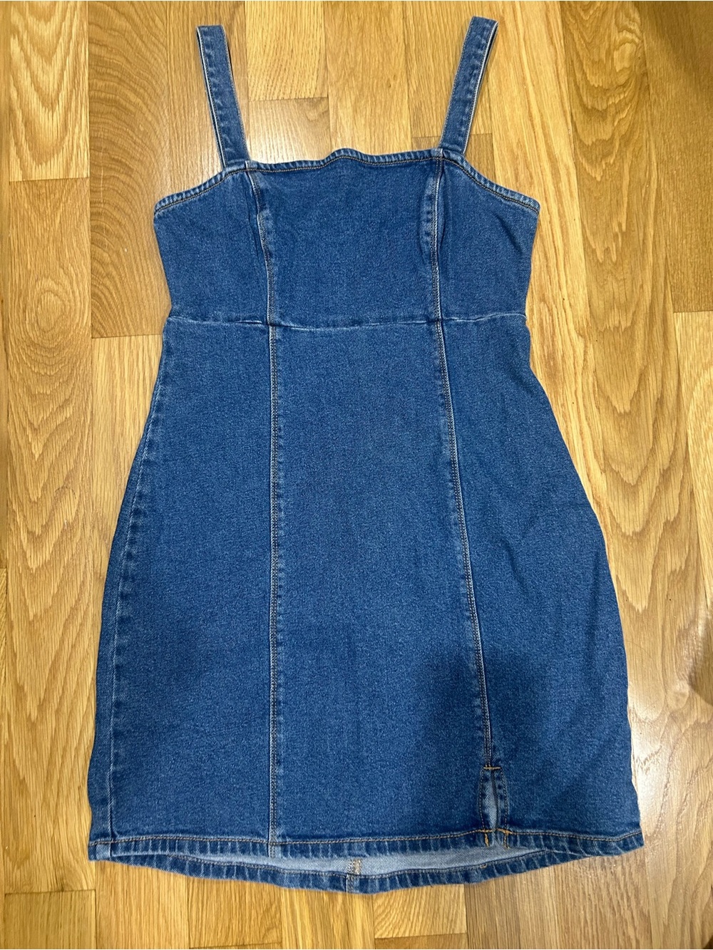 Hollister Light Blue Denim Top with Button Detail
